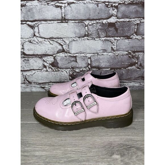 Dr. Martens 8065 J Pink Patent Leather Mary Jane Strap Shoes Women Sz 34EU/3M US - Picture 16 of 16
